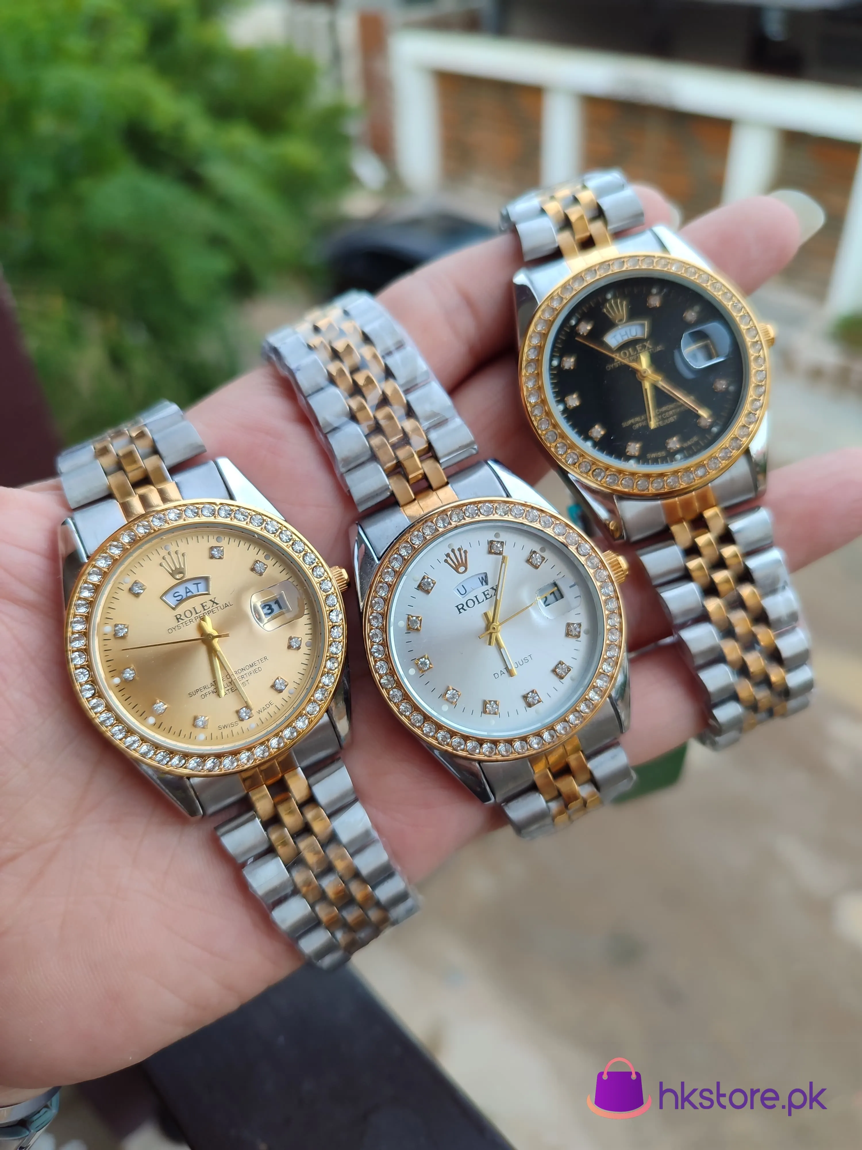 Best Price Rolex Medium Two tone chain 